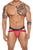 Xtremen 91128 Snake print Jockstrap Color Red