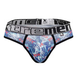 Xtremen 91131 Printed Thongs Color Royal