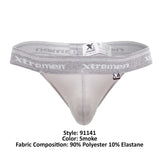 Xtremen 91141 Ultra-soft Thongs Color Smoke