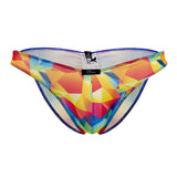 Xtremen 91145 Printed Microfiber Bikini Color Rainbow Prism