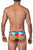 Xtremen 91145 Printed Microfiber Bikini Color Rainbow Prism