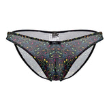 Xtremen 91145 Printed Microfiber Bikini Color Smiley Face