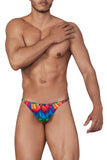 Xtremen 91146 Printed Microfiber Thongs Color Rainbow Prism