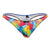 Xtremen 91146 Printed Microfiber Thongs Color Rainbow Prism