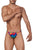 Xtremen 91146 Printed Microfiber Thongs Color Rainbow Prism