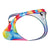 Xtremen 91146 Printed Microfiber Thongs Color Rainbow Prism