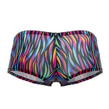 Xtremen 91147 Printed Microfiber Trunks Color Disco Zebra