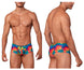 Xtremen 91147 Printed Microfiber Trunks Color Rainbow Fish