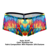 Xtremen 91147 Printed Microfiber Trunks Color Rainbow Fish