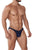 Xtremen 91153 Tulle mesh Jockstrap Color Navy