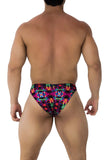 Xtremen 91172 Printed Bikini Color Bows