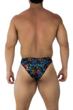 Xtremen 91172 Printed Bikini Color Leaves