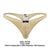 Xtremen 91178 Microfiber Thongs Color Gold