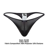 Xtremen 91182 Microfiber Thongs Color Black