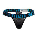 Xtremen 91184 Mesh Thongs Color Black