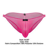 Xtremen 91187 Tulle Mesh Bikini Color Pink