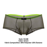 Xtremen 91188 Tulle Mesh Trunks Color Green