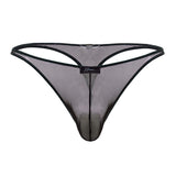 Xtremen 91189 Tulle Mesh Thongs Color Black