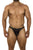 Xtremen 91189 Tulle Mesh Thongs Color Black