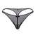 Xtremen 91189 Tulle Mesh Thongs Color Black