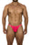 Xtremen 91189 Tulle Mesh Thongs Color Pink