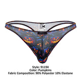 Xtremen 91194 Printed Thongs Color Pumpkins