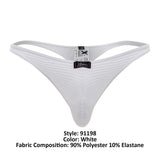 Xtremen 91198 Jacquard Thongs Color White