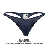 Xtremen 91200 Jacquard Thongs Color Dark Blue