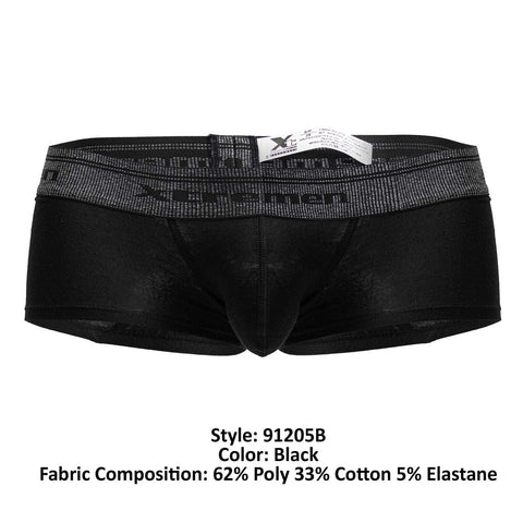 Xtremen 91205B Cotton Blend Trunks Color Black