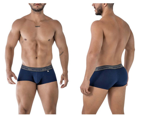 Xtremen 91205B Cotton Blend Trunks Color Navy