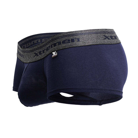 Xtremen 91205B Cotton Blend Trunks Color Navy