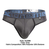 Xtremen 91208B Microfiber Thongs Color Gray