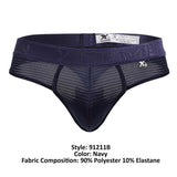 Xtremen 91211B Microfiber Thongs Color Navy