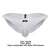 Xtremen 91215B Microfiber Bikini Color White