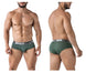 Xtremen 91221 Microfiber Briefs Color Green
