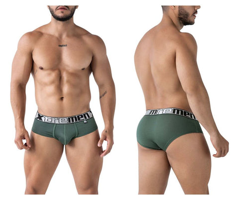 Xtremen 91221 Microfiber Briefs Color Green