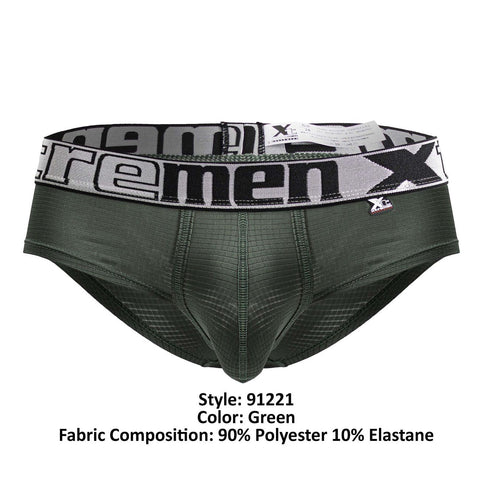 Xtremen 91221 Microfiber Briefs Color Green