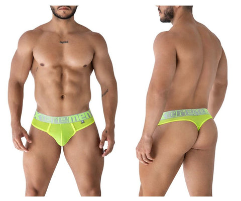 Xtremen 91235 Microfiber Thongs Color Neon Green