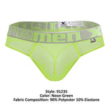 Xtremen 91235 Microfiber Thongs Color Neon Green
