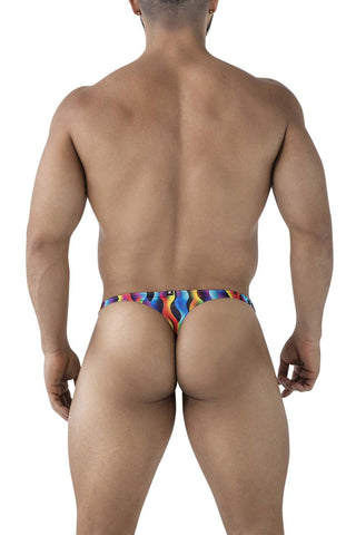 Xtremen 91247 Printed Thongs Color Waves