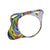 Xtremen 91247 Printed Thongs Color Waves