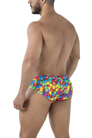 Xtremen 91248 Printed Briefs Color Bubbles