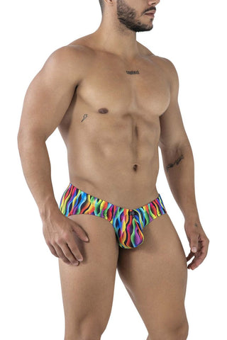Xtremen 91248 Printed Briefs Color Waves