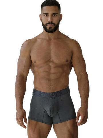 Xtremen 91251 Microfiber Mesh Boxer Briefs Color Gray