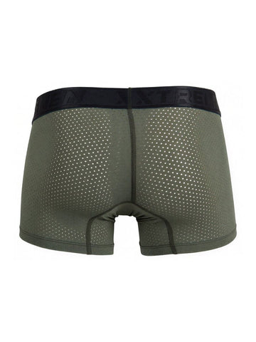 Xtremen 91251 Microfiber Mesh Boxer Briefs Color Military Green