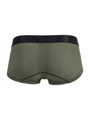 Xtremen 91252 Microfiber Mesh Trunks Color Military Green