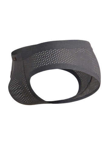 Xtremen 91269 Microfiber Mesh Briefs Color Gray
