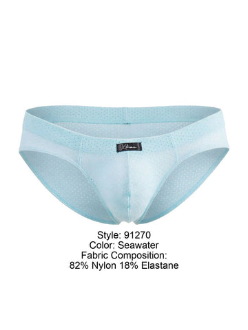 Xtremen 91270 Microfiber Mesh Briefs Color Seawater